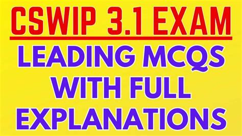 cswip 3.1 full form